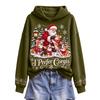 Herren Weihnachtspullover Hoodie, Lässiges Kapuzensweatshirt für die Feierparty und Winterkleidung