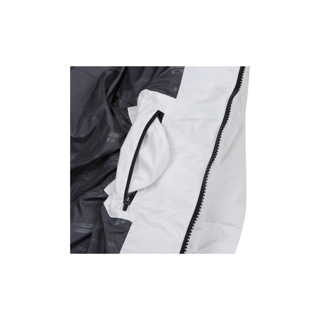 FILA Long Warm Hooded Down Jacket Unisex outerwear White FS2DJC4002X-OWH