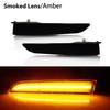 2pcs Car Front Side Marker Parking Lights Fender Corner LED Amber  Fit for 2010-2012 Ford Fusion(aka Mendeo) Turn Signal Light