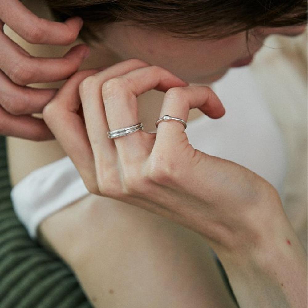 Verte 925 Silver   Baby Bille Ring cinq.Silver.230