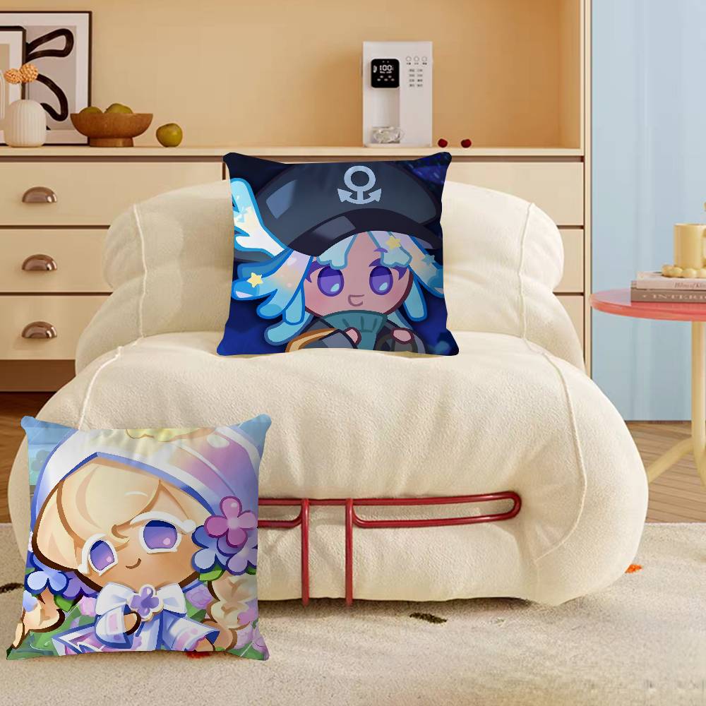 Game C-Cookie R-Run Pillow Cushion Cover Pillowcase Living Room Sofa Home Decor Customized