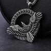 Vintage Nordic Rune Eagle Pendant Charm Men's Necklace Fashion Hip Hop Punk Accessories Jewelry Gift Dropship