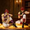 Ready Stock New Hunter x Hunter Hisoka Figure - 2 Styles Sitting Posture Collectible Model, Anime Figurine Toy Gift for Boys