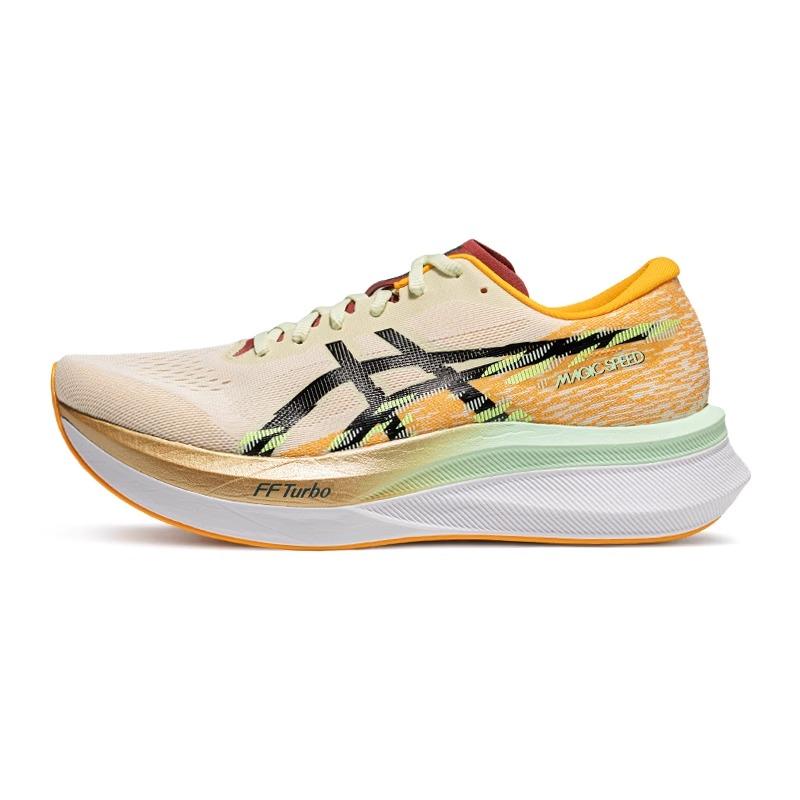 New Asics MAGIC SPEED 4 Low Top Running Shoes Women's Ecru 1012B879-100