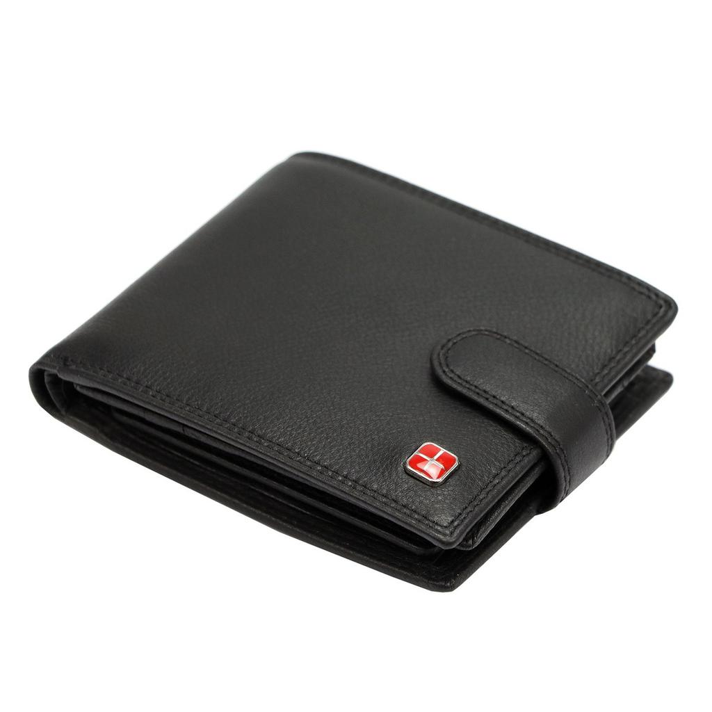 Skórzany rozbudowany męski portfel Albatross RFID