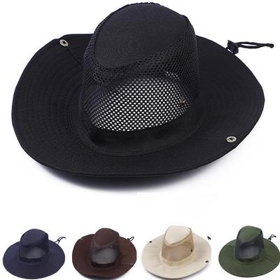 Outdoor Breathable Camouflage Fishing Hat with Mesh