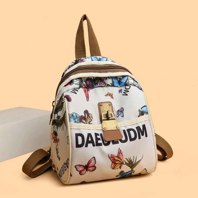 Schoolbag Large Capacity Travel Backpack 1011 New Versatile Fashion Travel Lightweight Oxford Cloth Women's Backpack