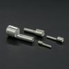CJH Silver Plated Red Copper/Brass Square Cold Crimp Terminal Pin