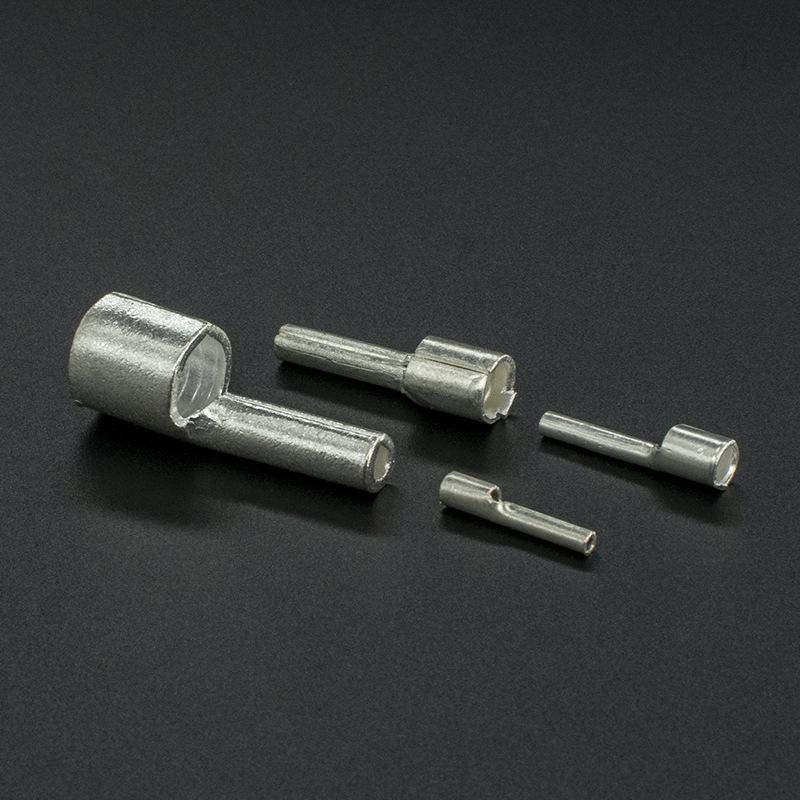 CJH Silver Plated Red Copper/Brass Square Cold Crimp Terminal Pin