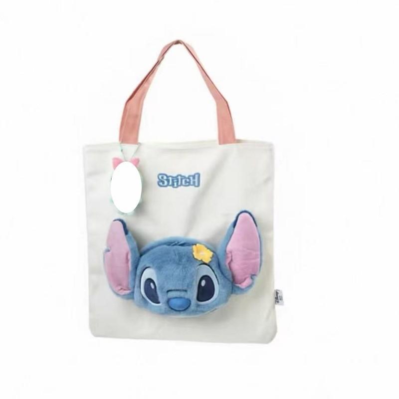 Stitch Plüschtier Tasche mit Canvas Innentasche für den täglichen Freizeitgebrauch