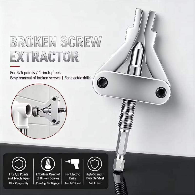 All-In-One Broken Pipe/Screw Extractor—Common Specifications; Tools For Removing Broken Taps And Screws; Compatible