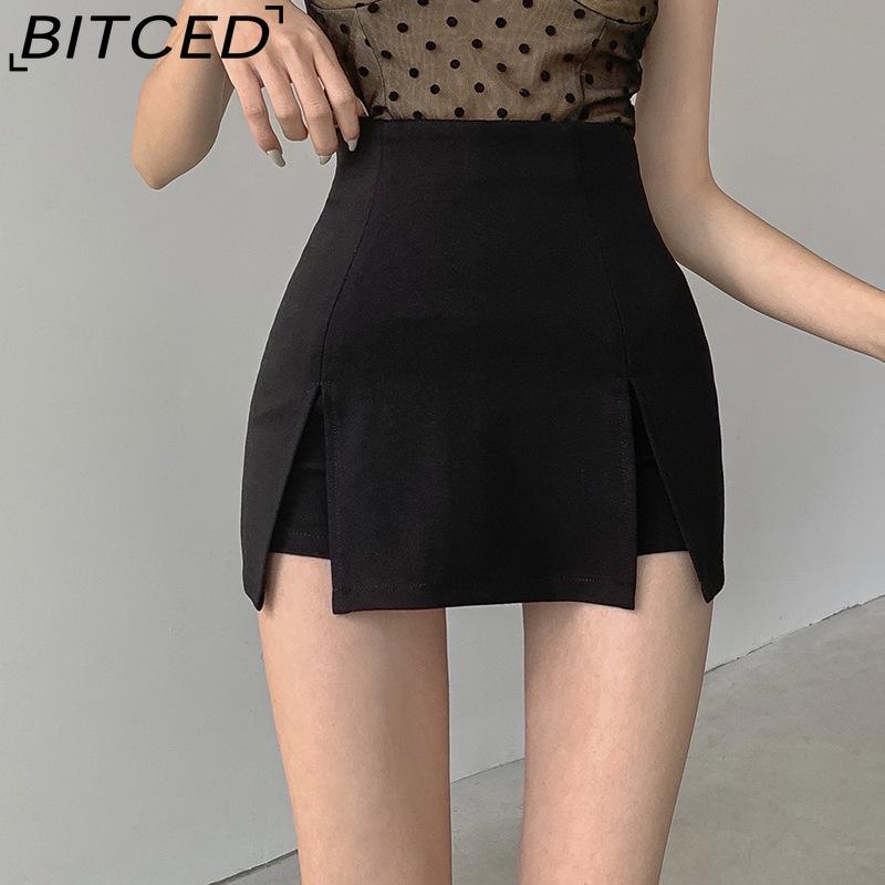 BITCED Damenmode Lässig Sommer Frühling Rock