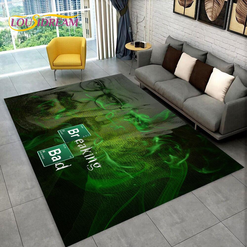 Breaking Bad Walter Hartwell Area Rug,Carpet Rug for Home Living Room Bedroom Sofa Doormat Decor,kids Play Non-slip Floor Mat 3D