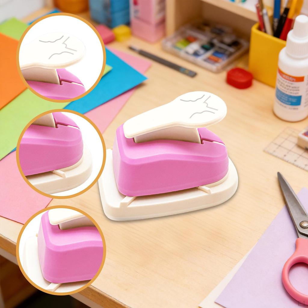 3 in 1 Corner Way Versatile Reusable DIY for Kids Card Making Supply Craft Punch Magazines Photo