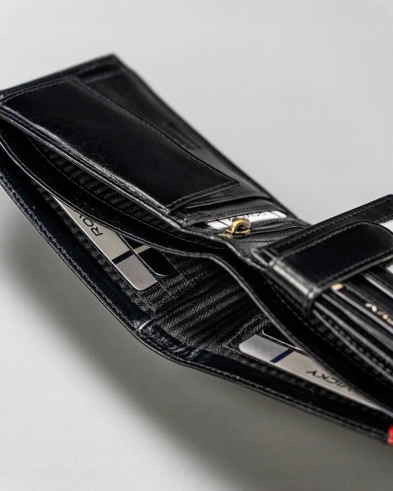 Large Men's Wallet Made of Natural Leather - Rovicky