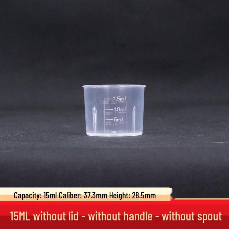 Graduated Plastic Measuring Beaker Set: 20ml to 3000ml