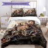 3pcs The Last of Us Bedding Set Duvet Cover Closure Includes 1 Duvet Cover & 2 Pillowcases, Soft and Comfortable for All Seasons.