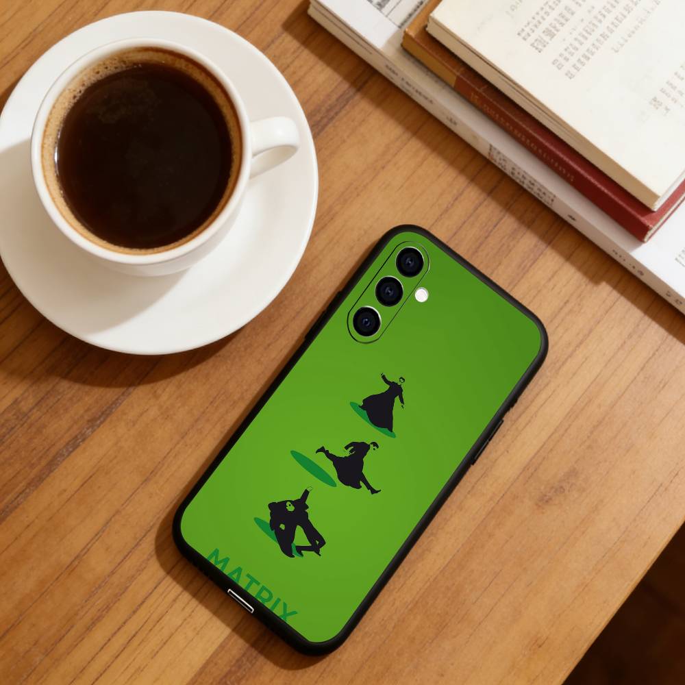 The Matrix Phone Case For Samsung Galaxy A73,A72,A71,A70,A53,A52,A51,Soft Silicone Black Cover