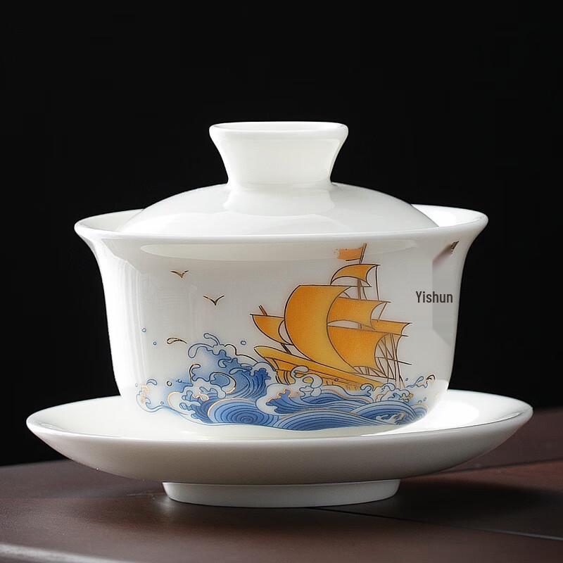 Dehua White Porcelain Gaiwan Tea Bowl
