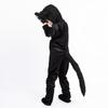 Kostým pro chlapce Pinse Halloween Černá kočka Maškarní - Dětský výkonnostní Cosplay outfit