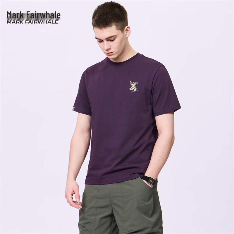 

Marc Fair Solona Embroidered Crew Neck Short Sleeve T-Shirt for Men M