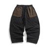Pantaloni Invernali Uomo Pile Spesso Casual Caldi Stile Cinese Pantaloni Dritti Alta Qualità Larghi Coulisse Gamba Larga Uomo