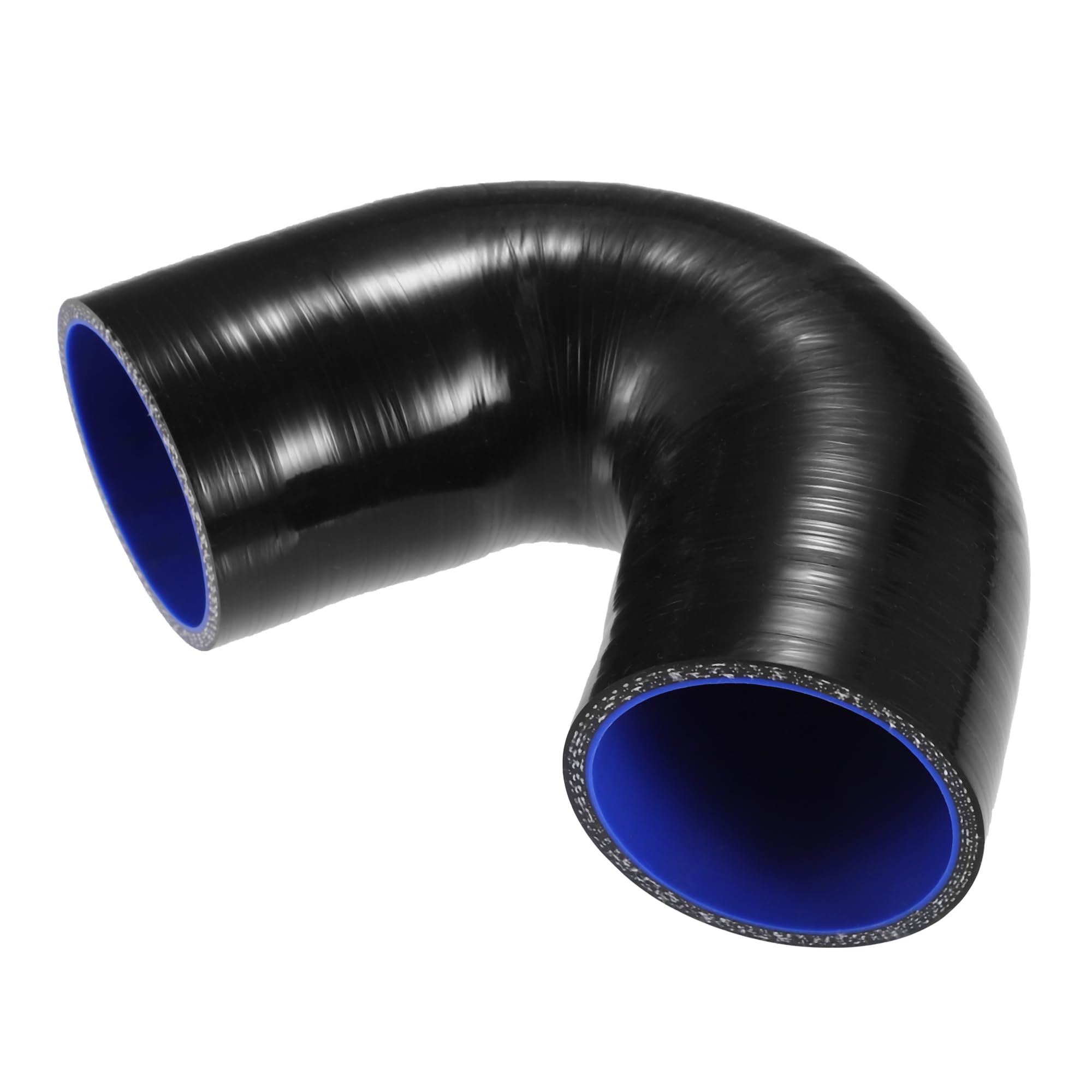 

X AUTOHAUX Silicone Reducer Hose Pipe Bend Turbo Intercooler 135 Degree Elbow Inner Diameter 64mm Black Inner diameter 64mm Length чорний