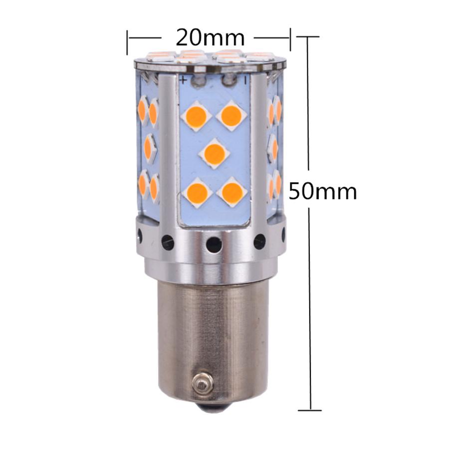 

Pair No Resistor No Hyper Flash 21W Amber 7507 PY21W LED Turn Signal Light Bulbs