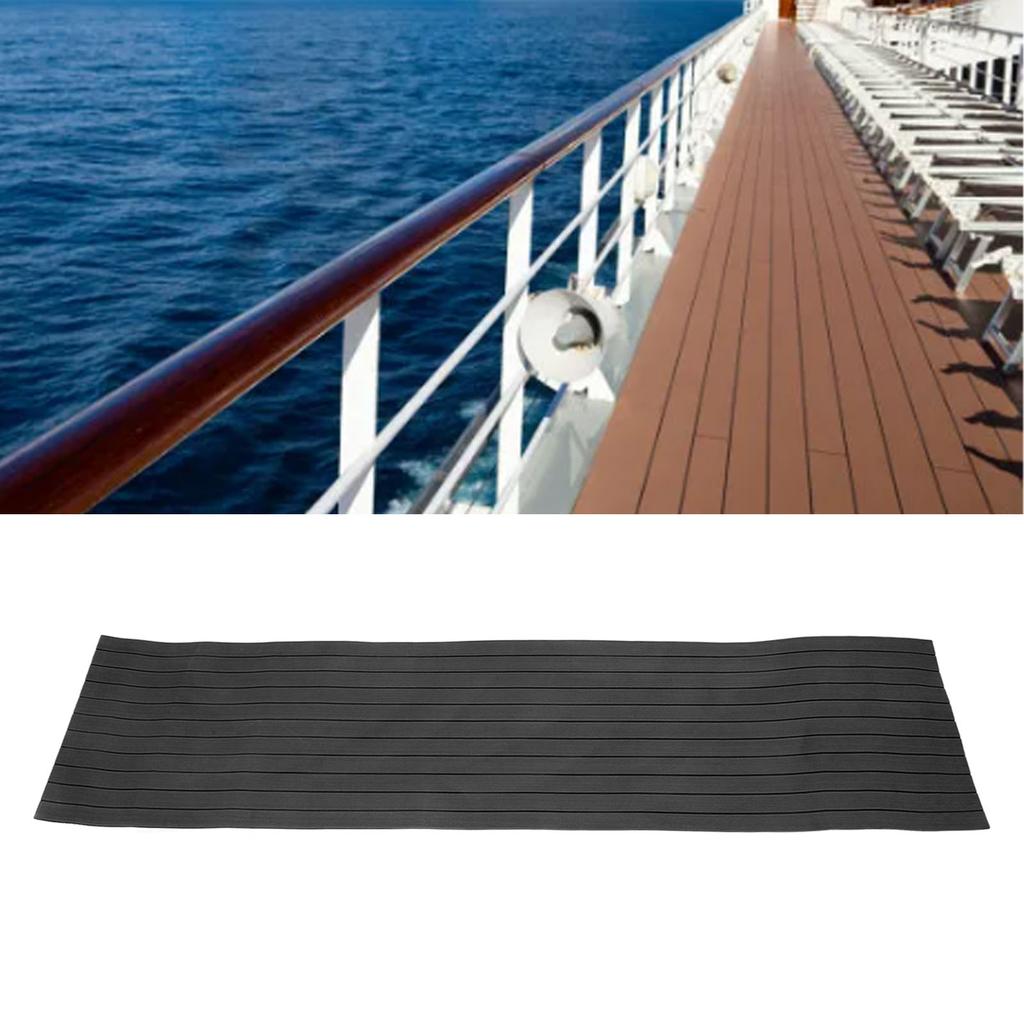 Boat Deck Pad EVA Foam Self Adhesive Waterproofing Enhanced Comfort Marine Anti Slip Flooring Decking Mat for Yacht Motorboat RV   Cart