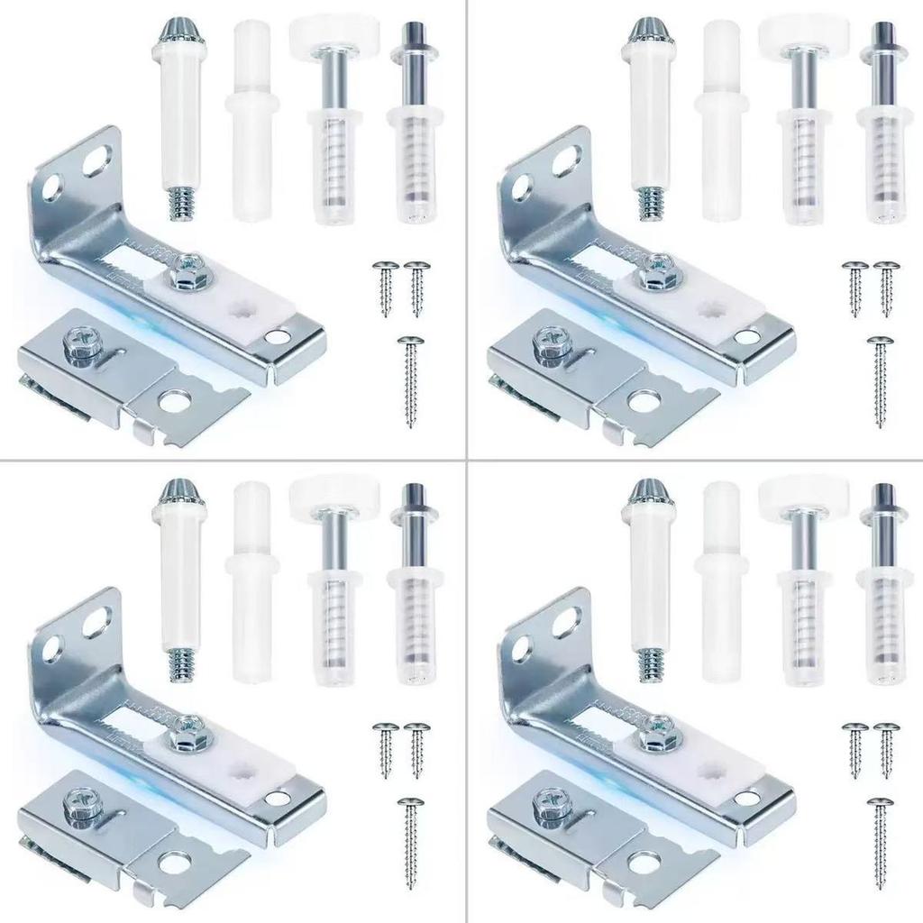 Zestaw okuć do drzwi składanych, metalowy górny krążek, zestaw łączników wielodrzwiowych