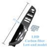 For BMW 3 Series E90 E91 316 318 320 325 Upgraded LHD RHD Carbon Fiber Inner Door Pull Handle Kit Panel Trim Cover Replacement