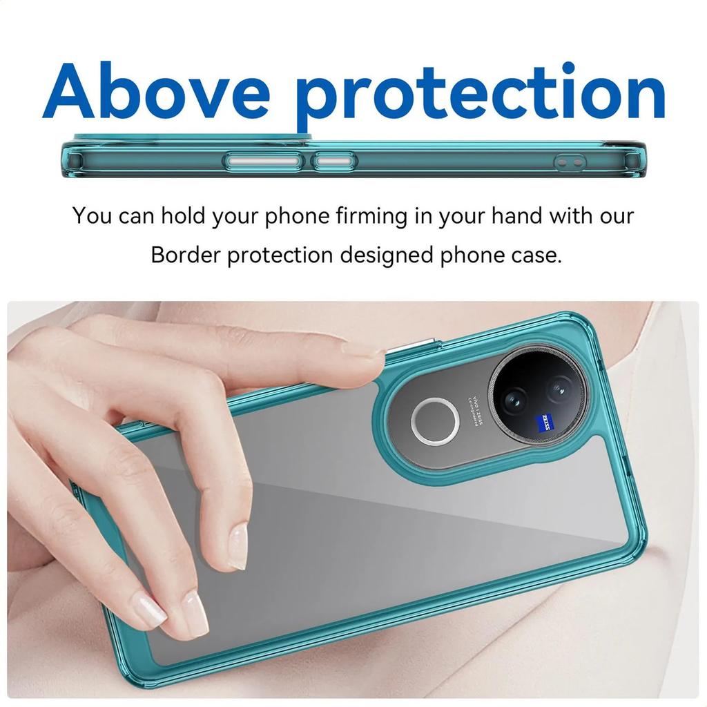 Phone Case For Vivo V50 , Clear Transparent Phone Case Cover For Vivo V50