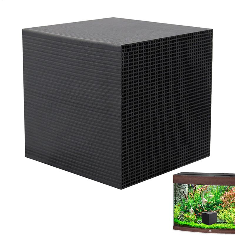 Aquarium Water Purifier Cube Structure Activated Charcoal Block Carbon Filter Cube Fish Tank Accessories