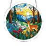 Puzzle in Acrilico Suncatcher Vetro Colorato Ornamento da Appendere alla Finestra Puzzle Fai da Te Pannello Suncatcher per Arredamento Casa Regali per Mamma Amici