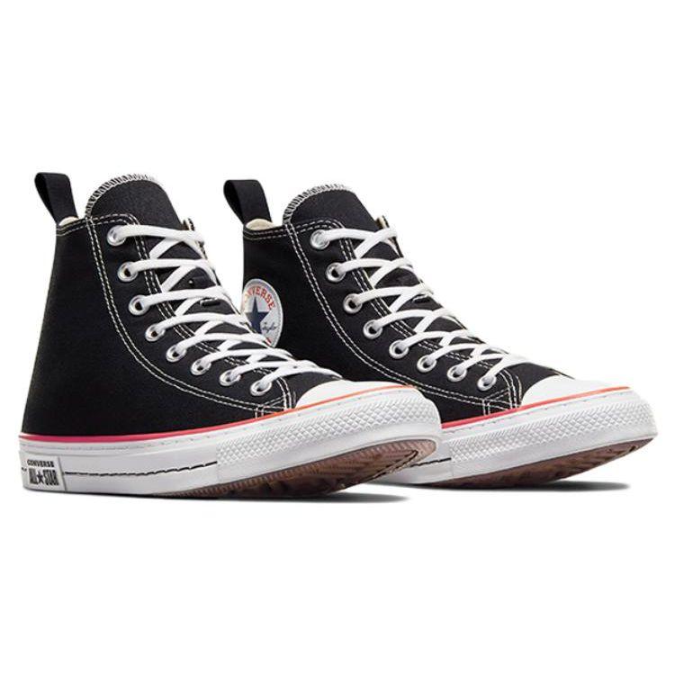 Converse All Star Comfortable Versatile Durable Lightweight Breathable High-Top Canvas Shoes Unisex Sneakers Black A04502C
