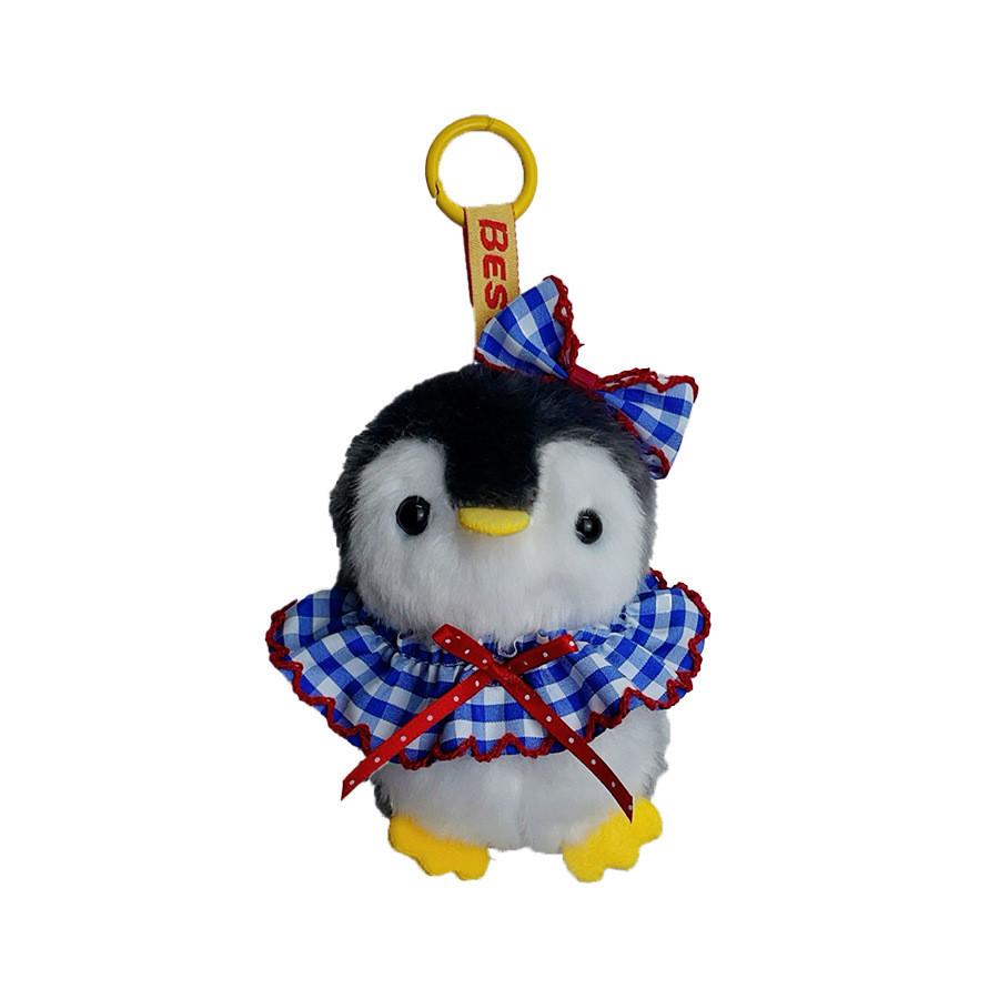 Plush Penguin Keychain With Bowtie For Kids Gift And Bag Decor