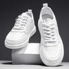 Men's shoes spring summer 2025 new trend round head versatile breathable platform sports leisure color matching comfortable men's shoes