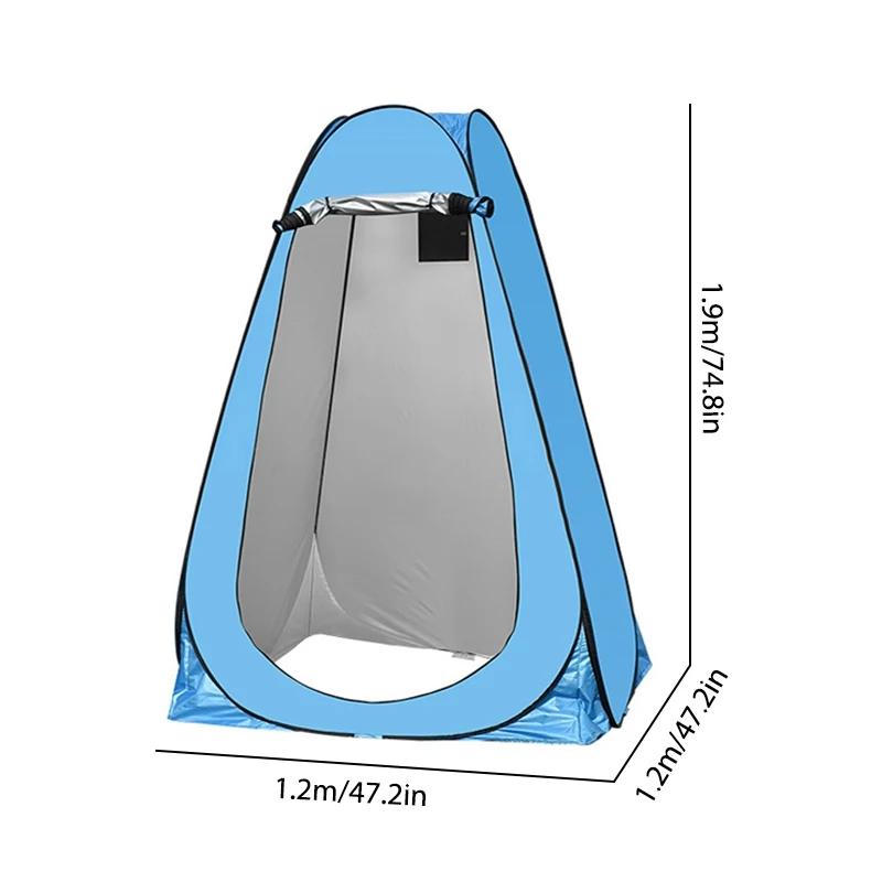 Portable Camping Beach Shower Toilet Changing Tent Outdoor Mobile Toilet Fishing Photography Tent Sun Rain Shelter Privacy Shelt