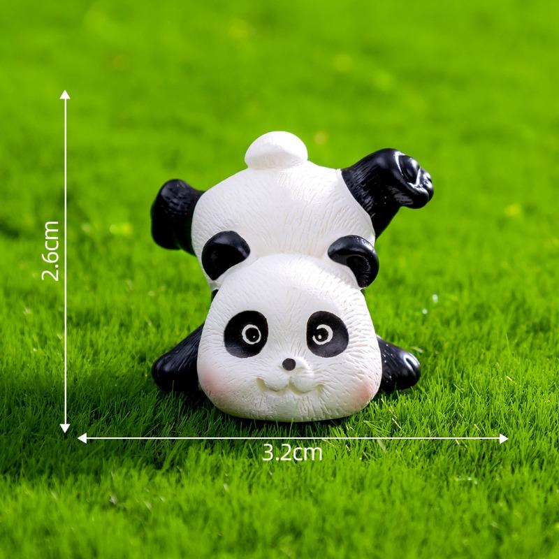 

Мох Микро-ландшафт Креативный Милый Маленький Панда Обжаривает Чай Вокруг Печки Кукла Декоративный Аксессуар Мини Безделушка No. 8