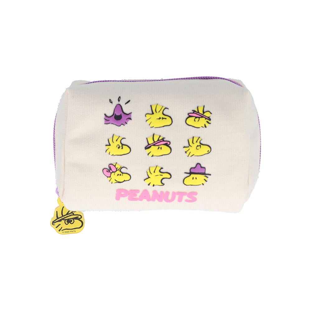 Sunstar Stationery Snoopy Pouch Puff Print Design Ivory S2336537