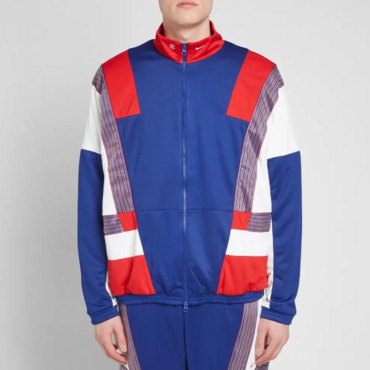 Nike Set jachetă sport cu logoul Clot Collaboration brodat Îmbrăcăminte sportivă unisex Albastru BQ5431-455