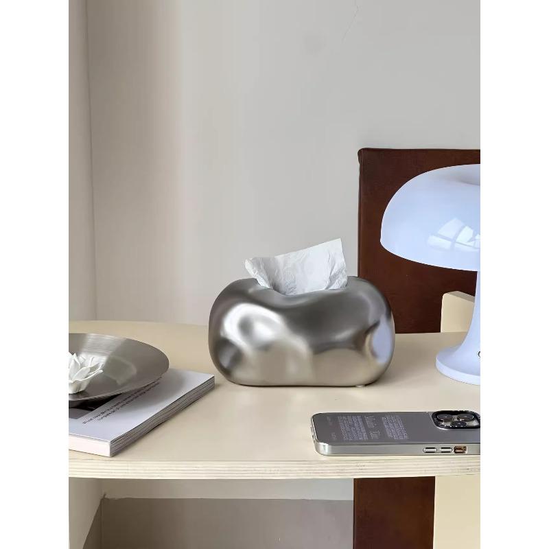 Luxury Ceramic Tissue Box Holder, Elegant