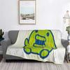 Kuchipatchi Mehrfach Kuchipatchi Tama Tamagotchi Halloween Decken Warme Flanell Überwurfdecke Plüsch für Schlafzimmer Picknick Sofa