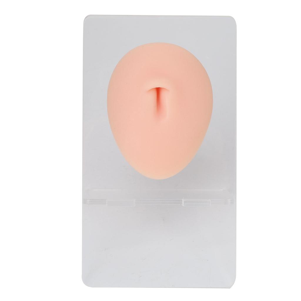 3D Silicone Belly Button Model for Piercing Practice Reusable Soft Elastic Human Navel Model Display