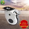 Silent Swivel Medical Casters with Plate Foot Brake & Elastic Wheels