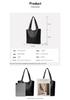 Women's Soft Leather Tote Bag - Stylish Simple Solid Color, Large Capacity, Single Shoulder for Work and Commute.