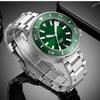 Men's Stainless Steel Automatic Waterproof Sport Watch with Luminous Dial - Fashion Business Brand.