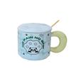 Personalized Little Panda with Lid Cute Cartoon Ceramic Cup High Looking Girl Mug Small Gift Box Set Water Cup