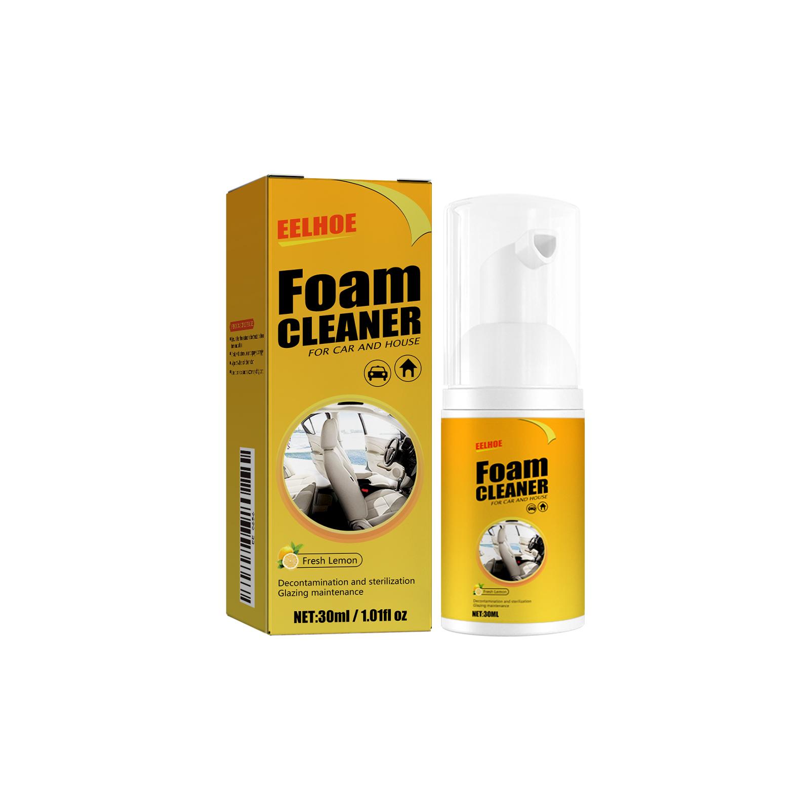 

Car Interior Foam Cleaner Multi Surface Steering Wheel Leather Seat Dashboard Safe Quick Cleaning Detailing Supplies 100ml