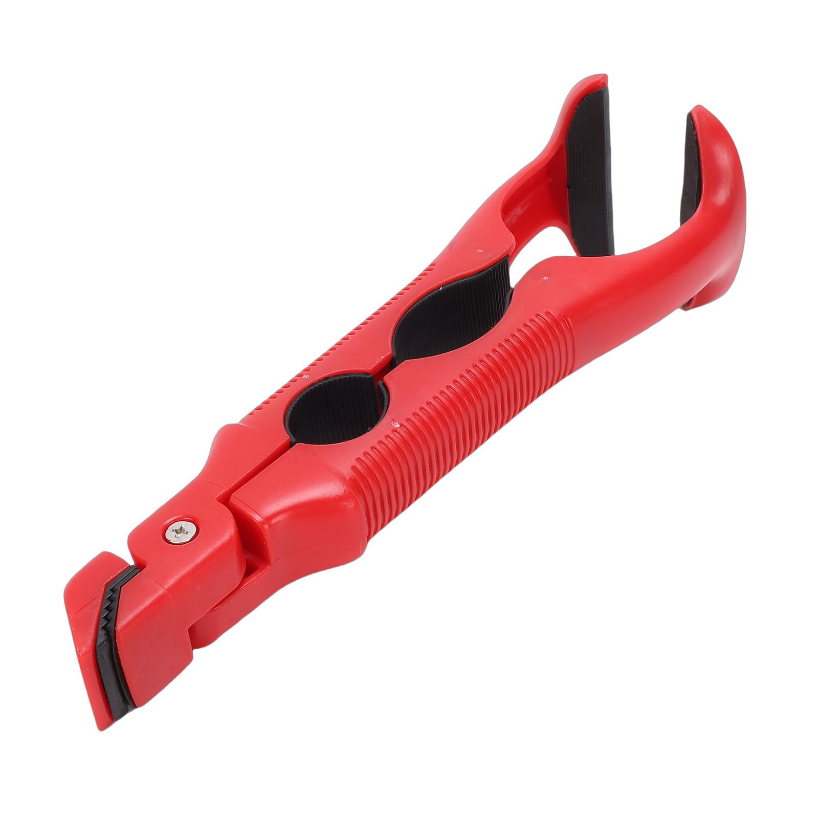 

Hot Plate 3 in 1 Anti Scald Bowl Holder Clip for Dish with Can Opener Ergonomic Handle Red